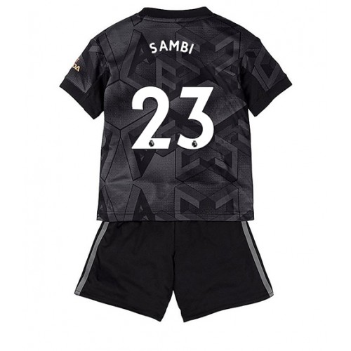 Fotbalové Dres Arsenal Albert Sambi Lokonga #23 Dětské Venkovní 2022-23 Krátký Rukáv (+ trenýrky)